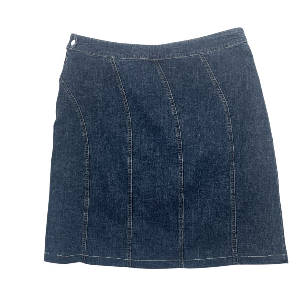 point zero  mini  denim skirt size 11 - Picture 7 of 16